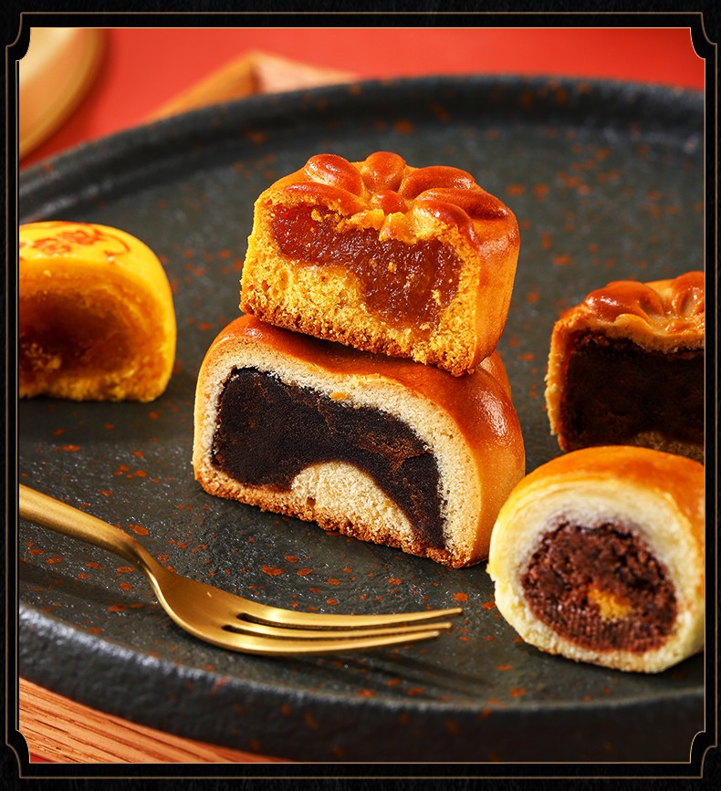 台湾进口月饼礼盒郭元益翩翩皓月中秋送礼台式月饼长辈亲戚公司员工