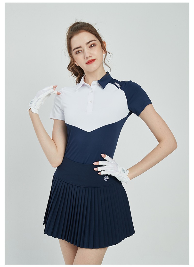 诺诗登rouhildy品牌高尔夫服装女装短袖t恤女士上衣夏季速干透气运动