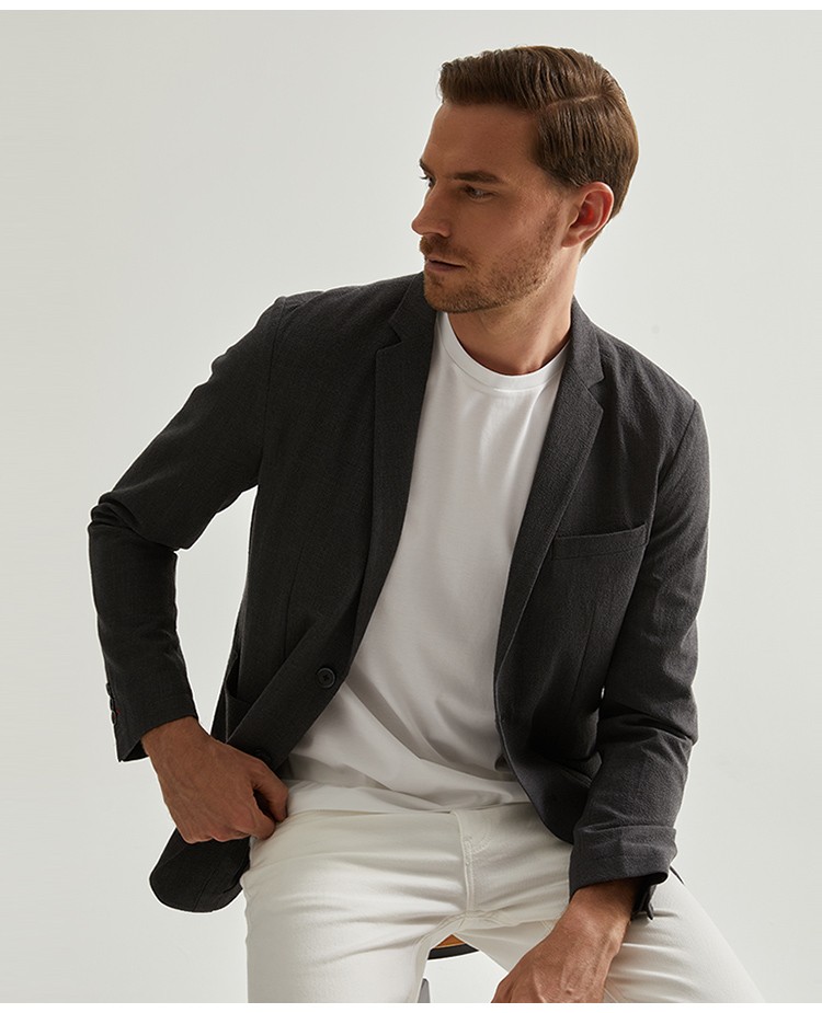 hechter丹尼爱特 春夏无忧商务便携式可打包正装西装外套修身西服男