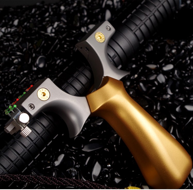 carina duek钛合金弹弓惊雷tc21扁皮免绑惊魂快压夹片威力大反曲高