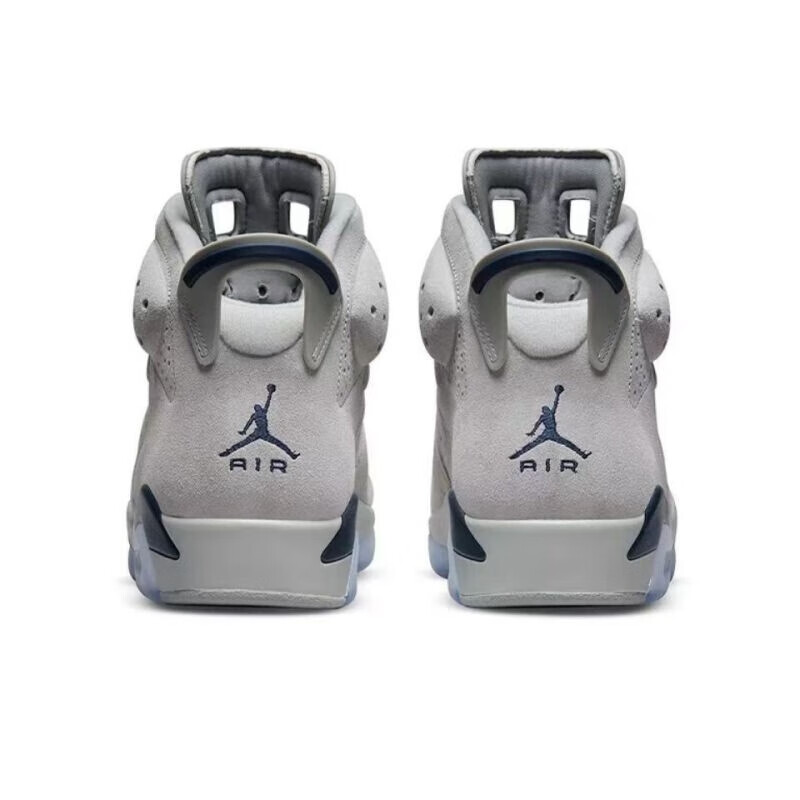 耐克(nike)air jordan 6 aj6乔6 灰色 乔治城 女子高帮篮球鞋 384665