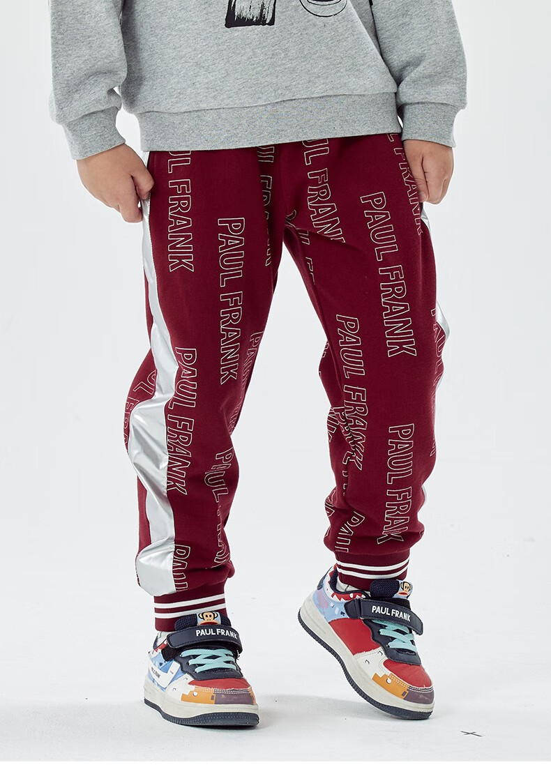 大嘴猴(paul frank)童装儿童休闲裤男女款儿童裤子秋季中大童女童新品