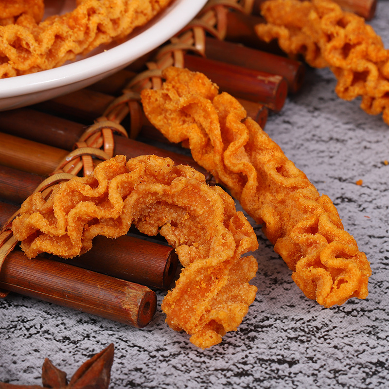 魔力八爪烧68g*4袋小吃膨化食办公休闲80后怀旧食 八角烧麻辣味168g*8