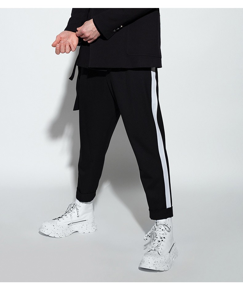 alexander mcqueen亚历山大·麦昆男鞋侧边字母徽标喷漆白色棉质厚底