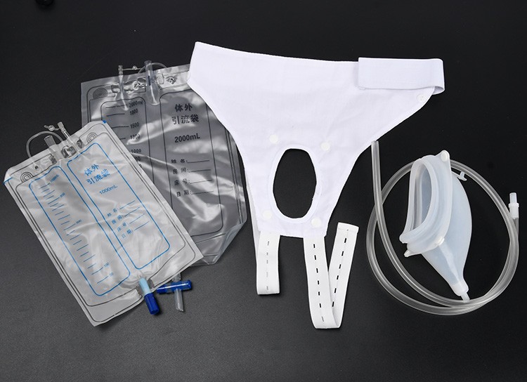 硅胶接尿器男用女用老人防漏老年卧床小便器成人集尿袋导尿 男士萎缩