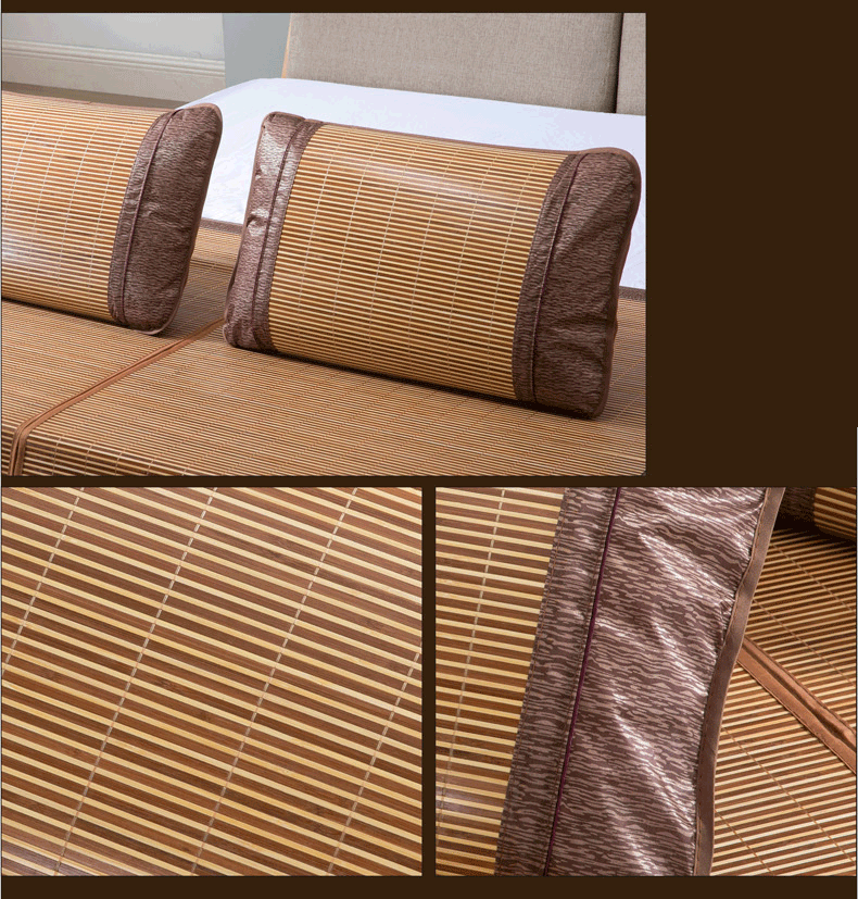 夏季竹席枕套竹凉枕皮单人凉席枕头套竹枕套生态水磨竹枕套单只其它