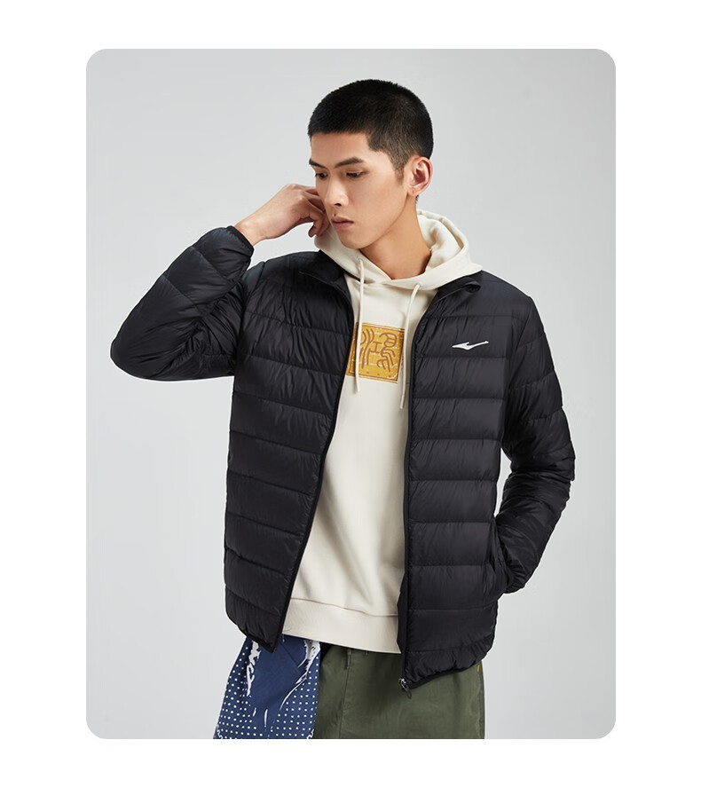 鸿星尔克erke【雁南归】羽绒服男装21年新款冬季保暖防风舒适潮流街头