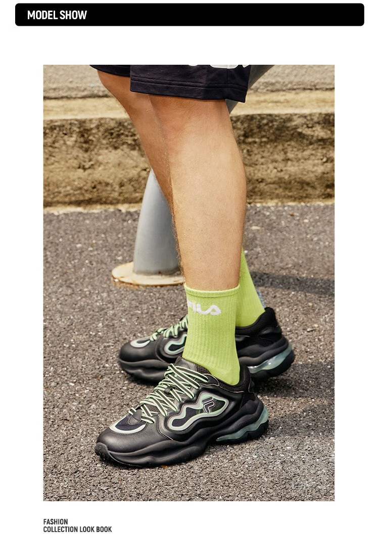 fila fusion斐乐潮牌官方蔡徐坤同款运动鞋男2022秋新款潮流老爹鞋