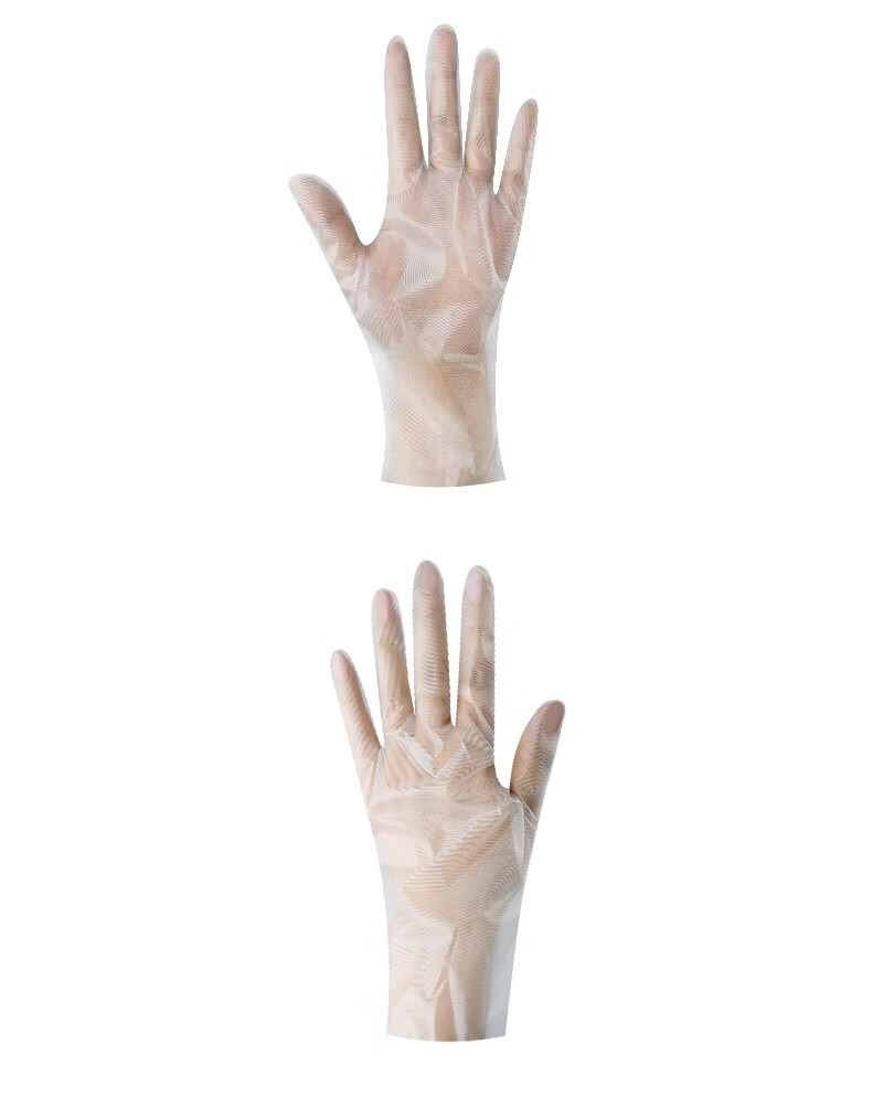 康科健 医用cpe手套tpe手套家务清洁实验室餐饮透明塑料手套 tpe手套