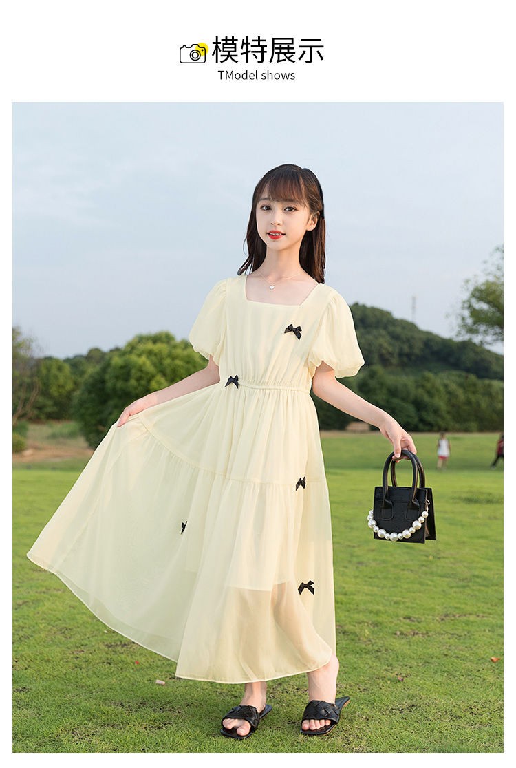 荷棠梦6儿童旗袍裙7六岁小女孩裙子七岁女童连衣裙夏季新款8甜美10