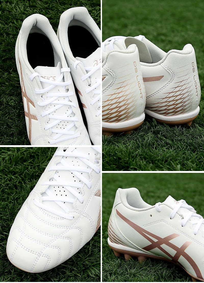 asics亚瑟士足球鞋ds light ag钉人造草比赛训练球鞋男 白色 1103a027