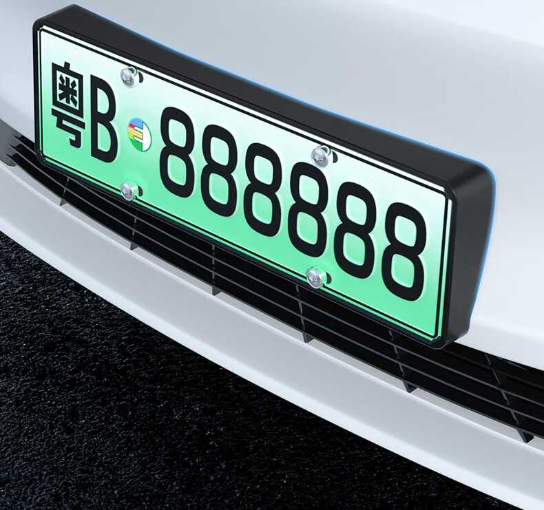 yz适用特斯拉modely新能源车牌架modely牌照框边改装丫配件神器新款