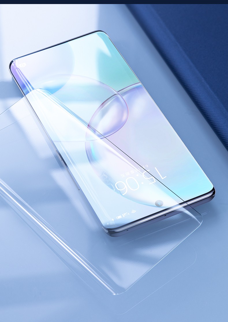 闪魔 荣耀50钢化膜 高清曲面uv膜全屏吸附抗指纹防爆防摔手机膜 【uv