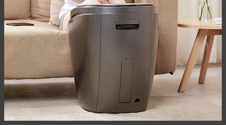 智米足浴盆泡脚桶洗脚盆全自动恒温加热按摩热风烘干高深桶可拆洗zmz