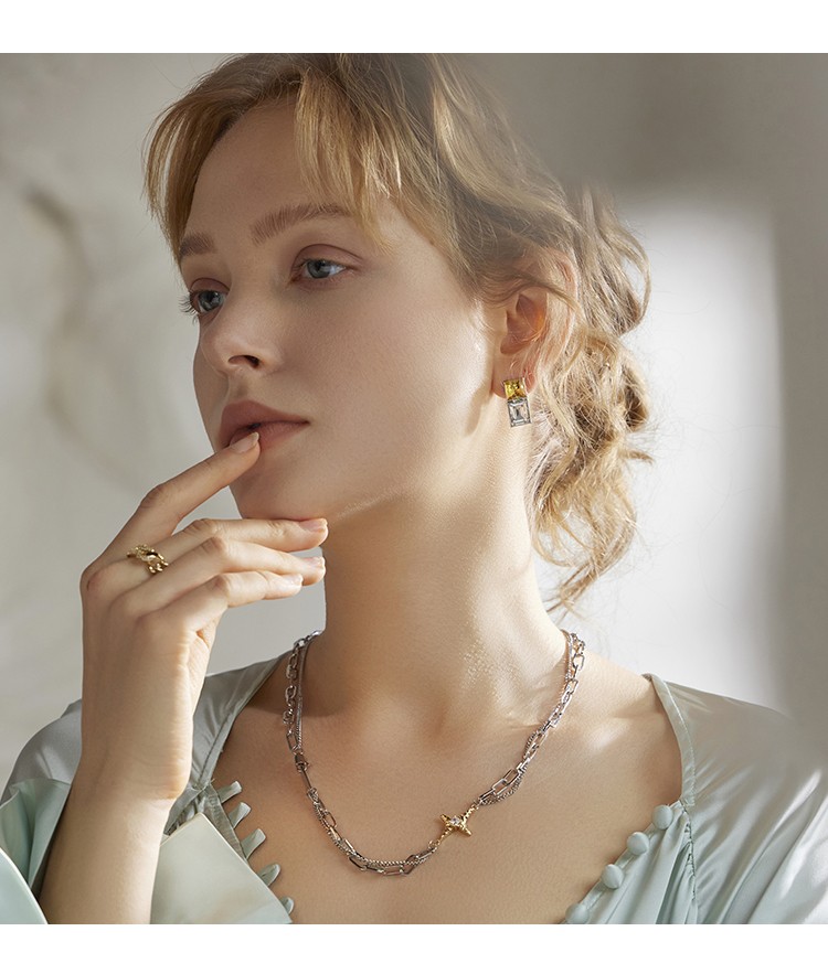 英国daisy beauty链条戒指女ins小众设计感是食指戒生日表白礼物送