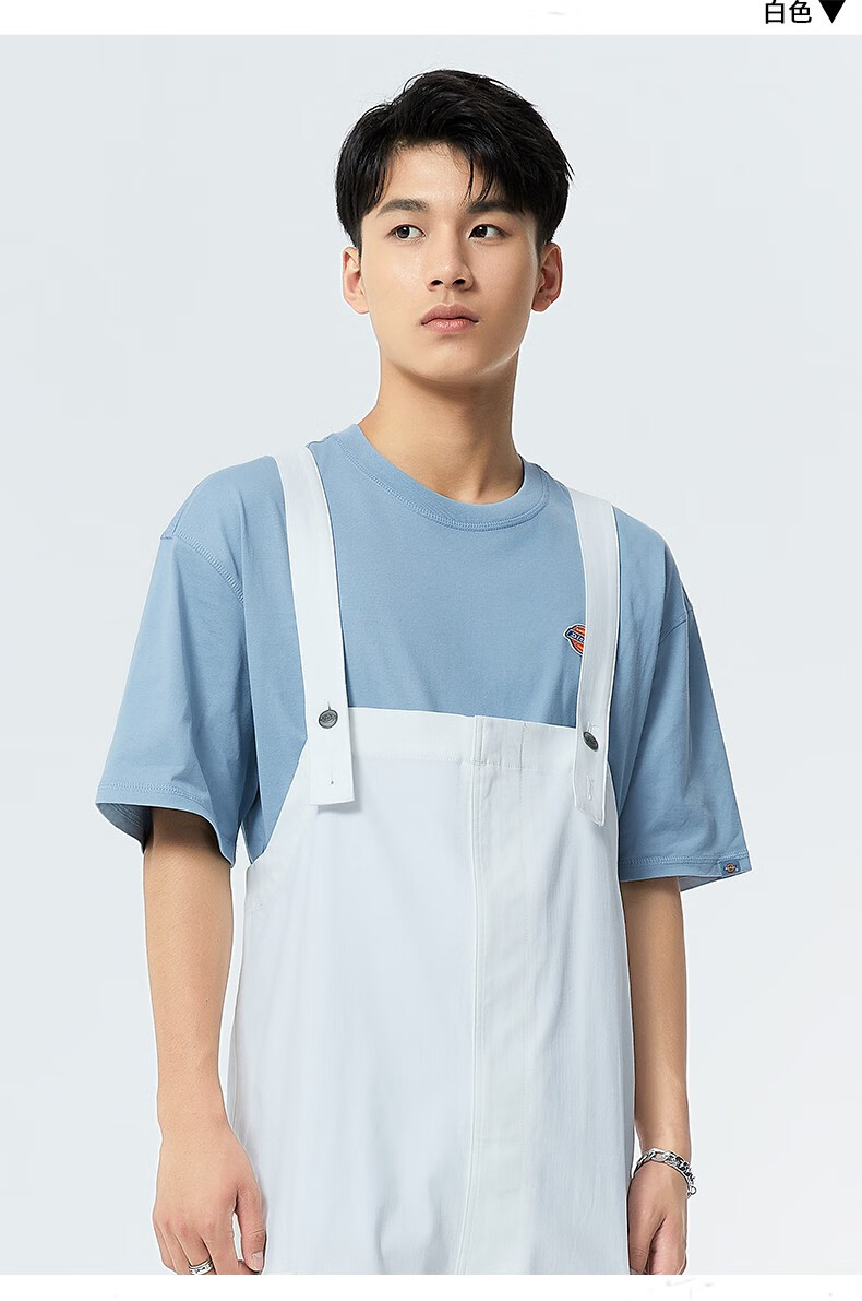 【商场同款】dickies背带裤 男秋冬下装背带裤010907 黑色 s【图片 价