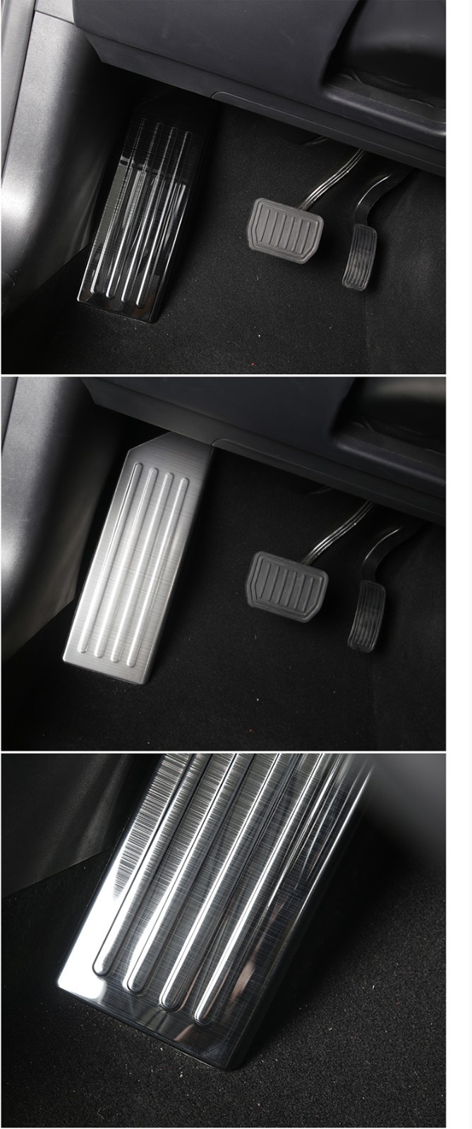 适用于21-22款特斯拉model3y油门刹车休息踏板model y金属运动性能版