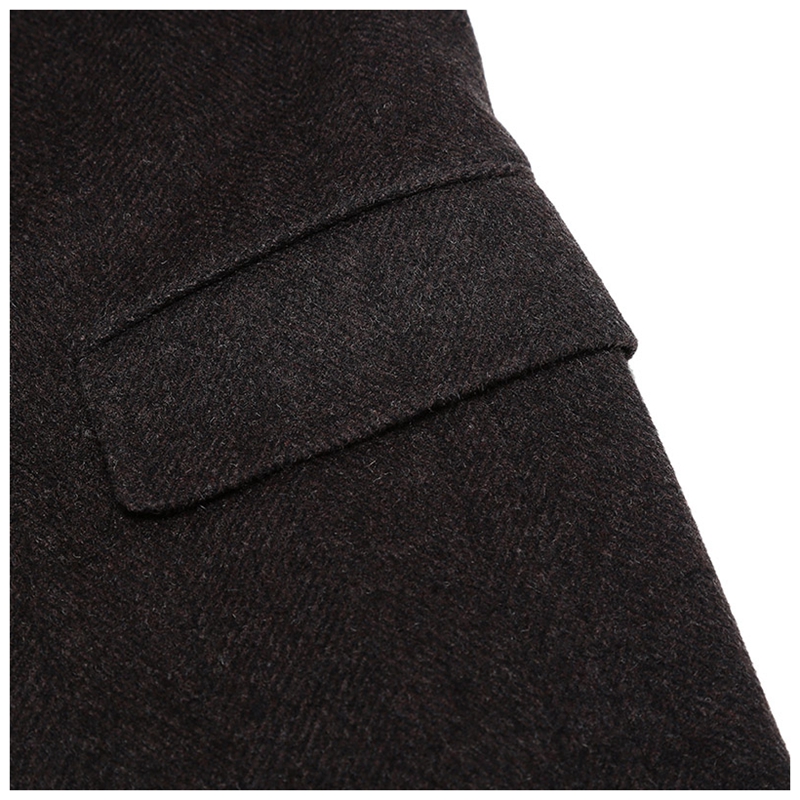 男装z zegna 杰尼亚 男士羊毛大衣外套 689712 4gczg0 棕黑色 48