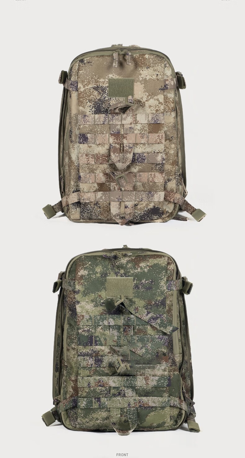 凰一 新式迷彩突击包 迷彩背囊迷彩战术双肩背包战备携行包三级包装备