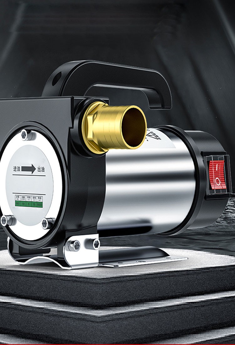 电动抽油泵12v24v220v手提式小型自动吸油泵柴油加油机家用正反转抽油
