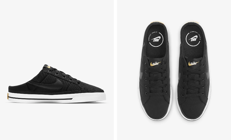 nike耐克courtlegacy女士帆布穆勒鞋经典款简约时尚易穿脱一脚蹬运动