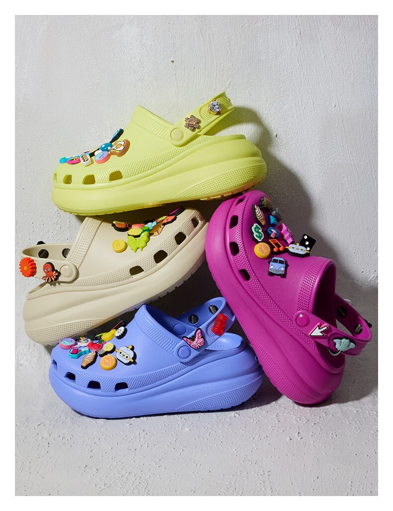 欧阳娜娜同款crocs卡骆驰泡芙洞洞鞋男沙滩鞋凉鞋女鞋休闲鞋207521