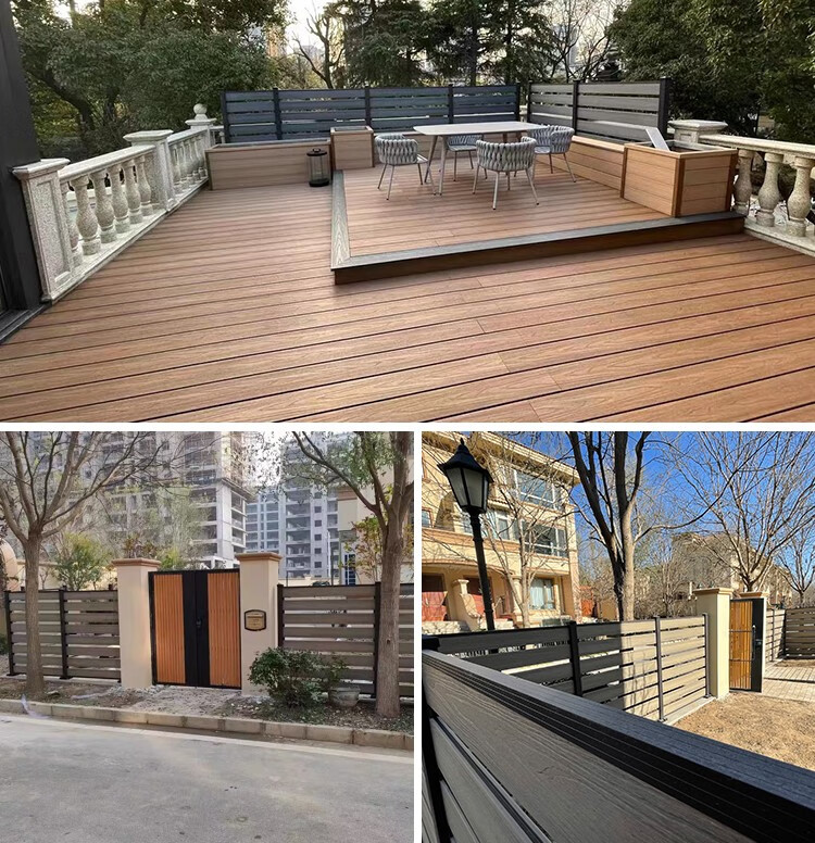 塑木地板户外防腐木地板木塑共挤二代室外塑胶塑木板庭院露台花园 150