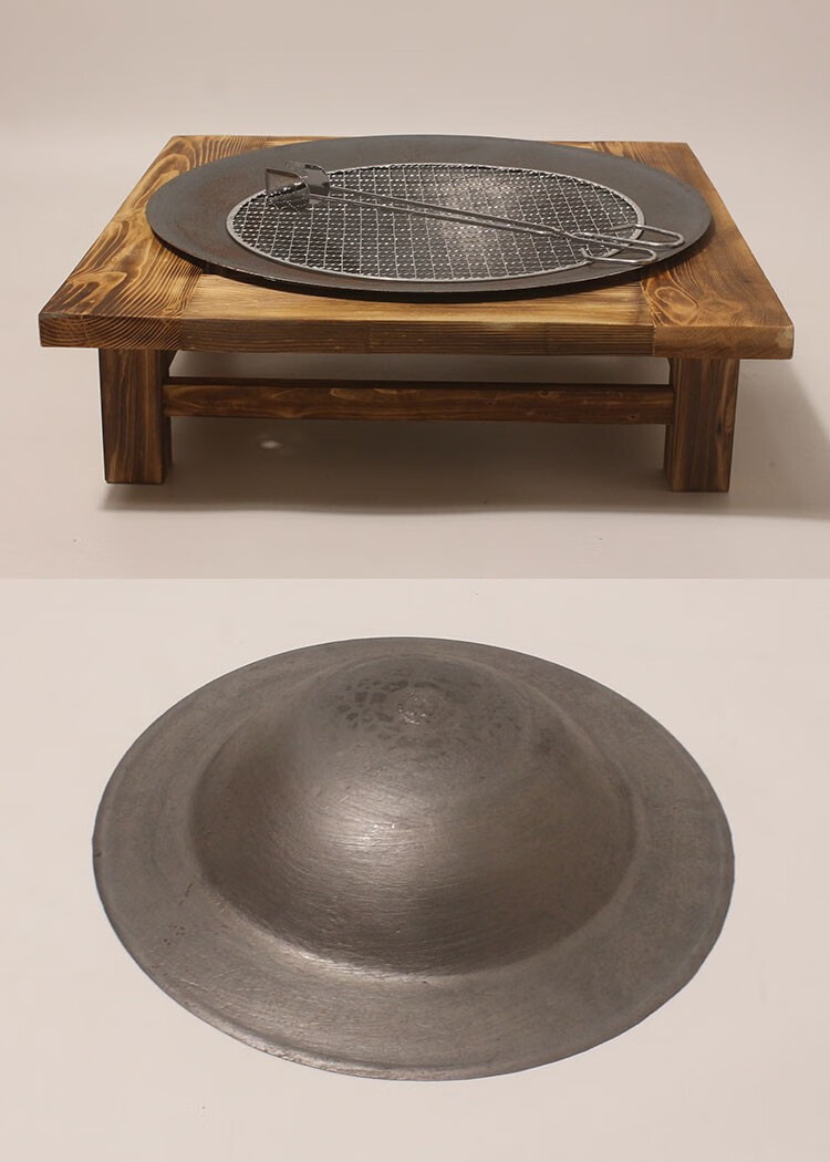 晋范 烤火炉家用户外农村烧烤架庭院烤火盆木炭冬季取暖神器炭盆 生铁