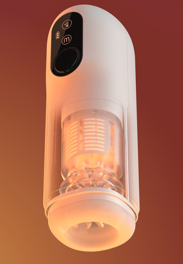 网易春风电动飞机杯全自动震动伸缩加热可插入模具男性用自慰器倒模