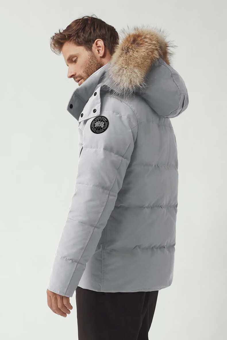 canada goose加拿大鹅 wyndham男士黑标派克大衣大鹅羽绒服3808mb 958