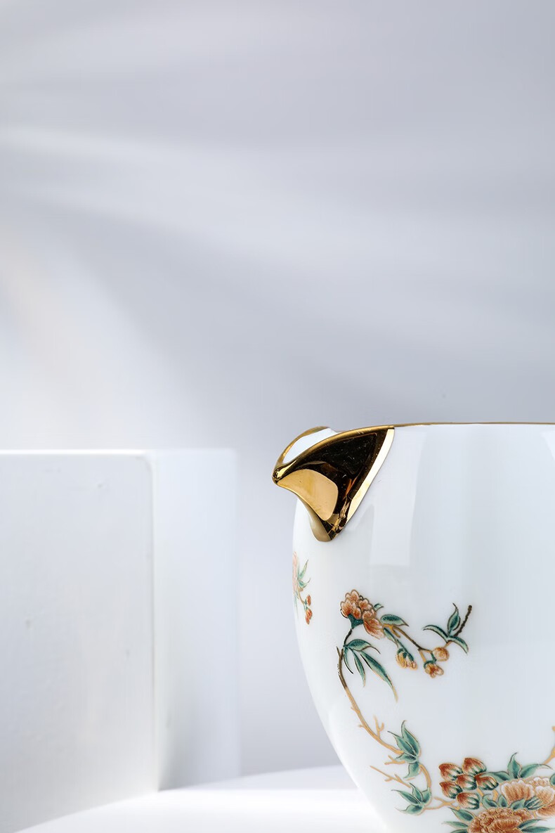 华祥苑国瓷永丰源茶具石榴家园8头16头夫人瓷茶器茶具组套送礼礼品