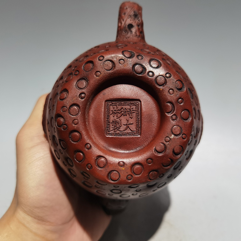 zx074原矿红泥时大彬款供春壶