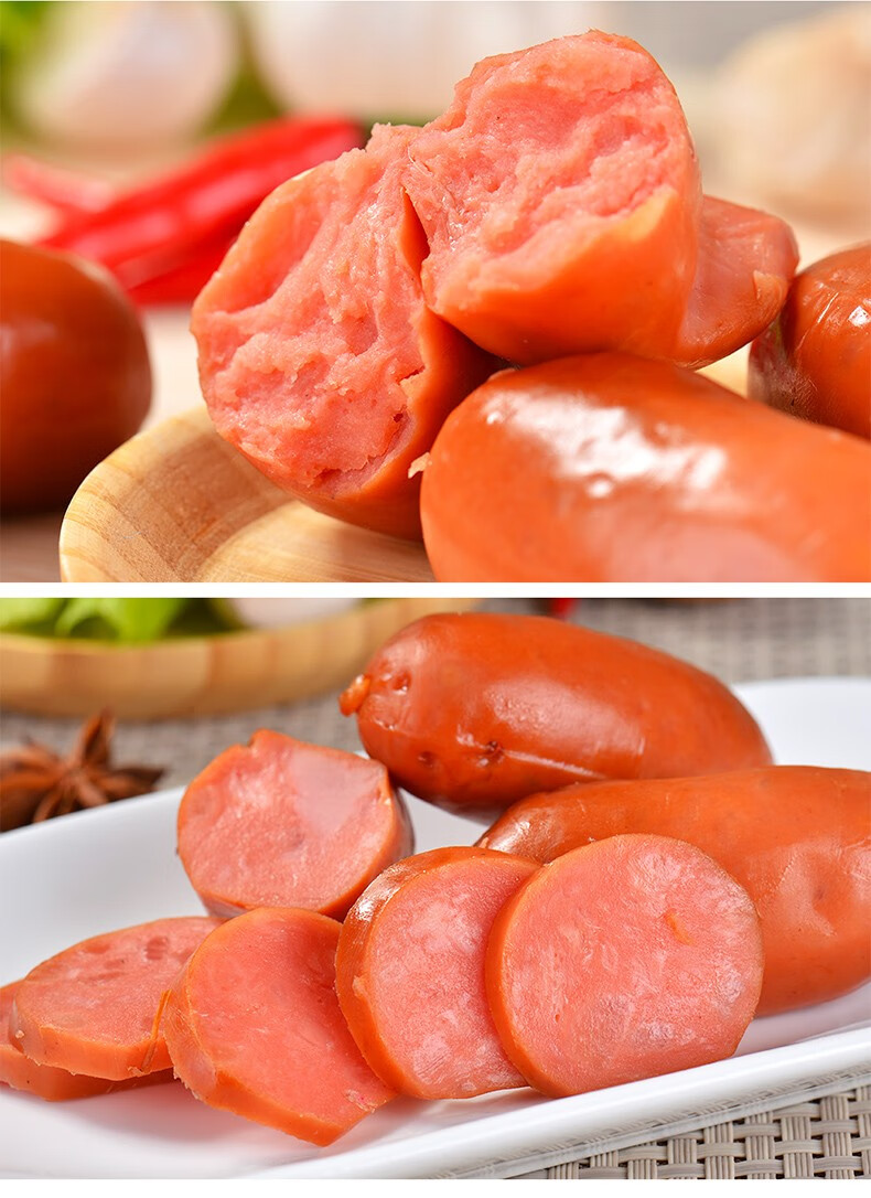 恬女神 加钙脆脆肠140g/袋整箱原味即食香肠脆皮肠烤肠肉类火腿肠 加