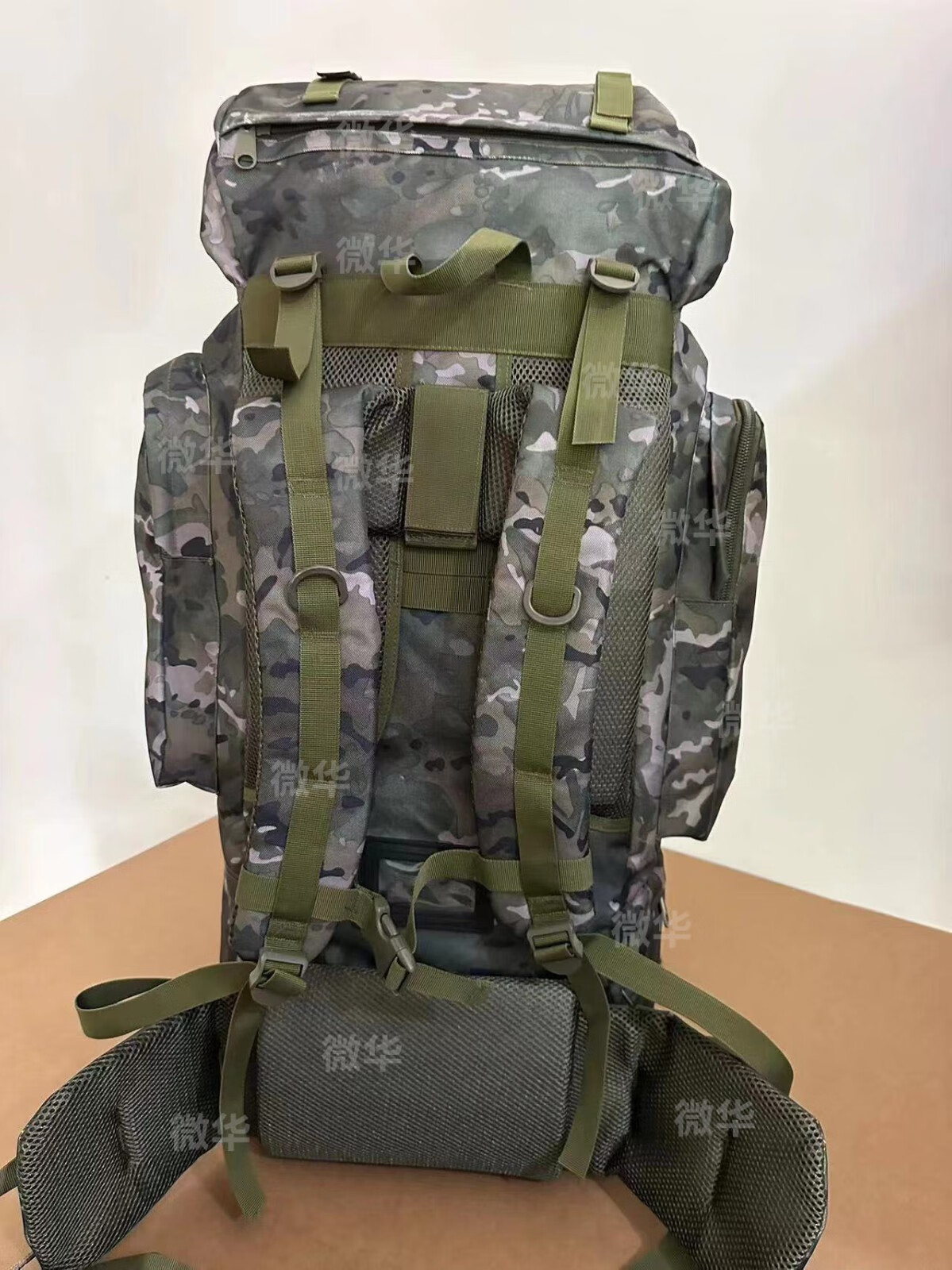 背囊户外登山包野战作训露营带钢架战术双肩背包 21 星空-110l【图片