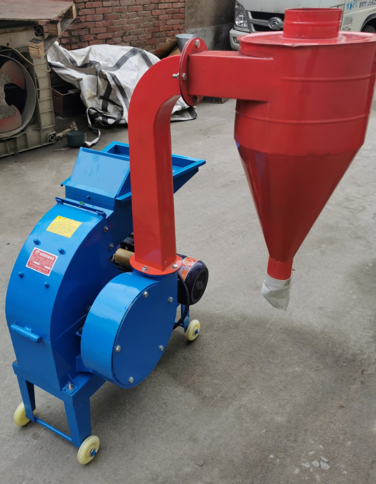 自吸玉米粉碎机家用小型破碎五谷杂粮调料打粉全自动饲料220v 300型