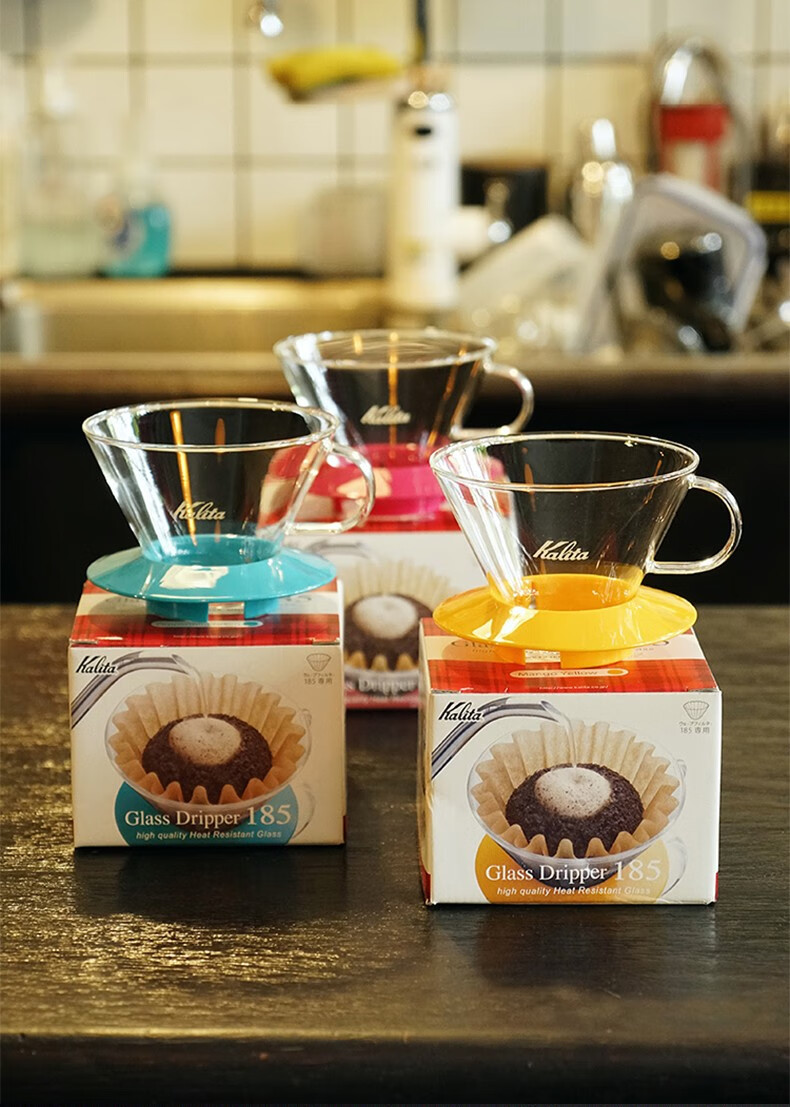 日本kalita卡丽塔蛋糕滤杯咖啡滤杯咖啡壶套装咖啡器具过滤杯滴漏式
