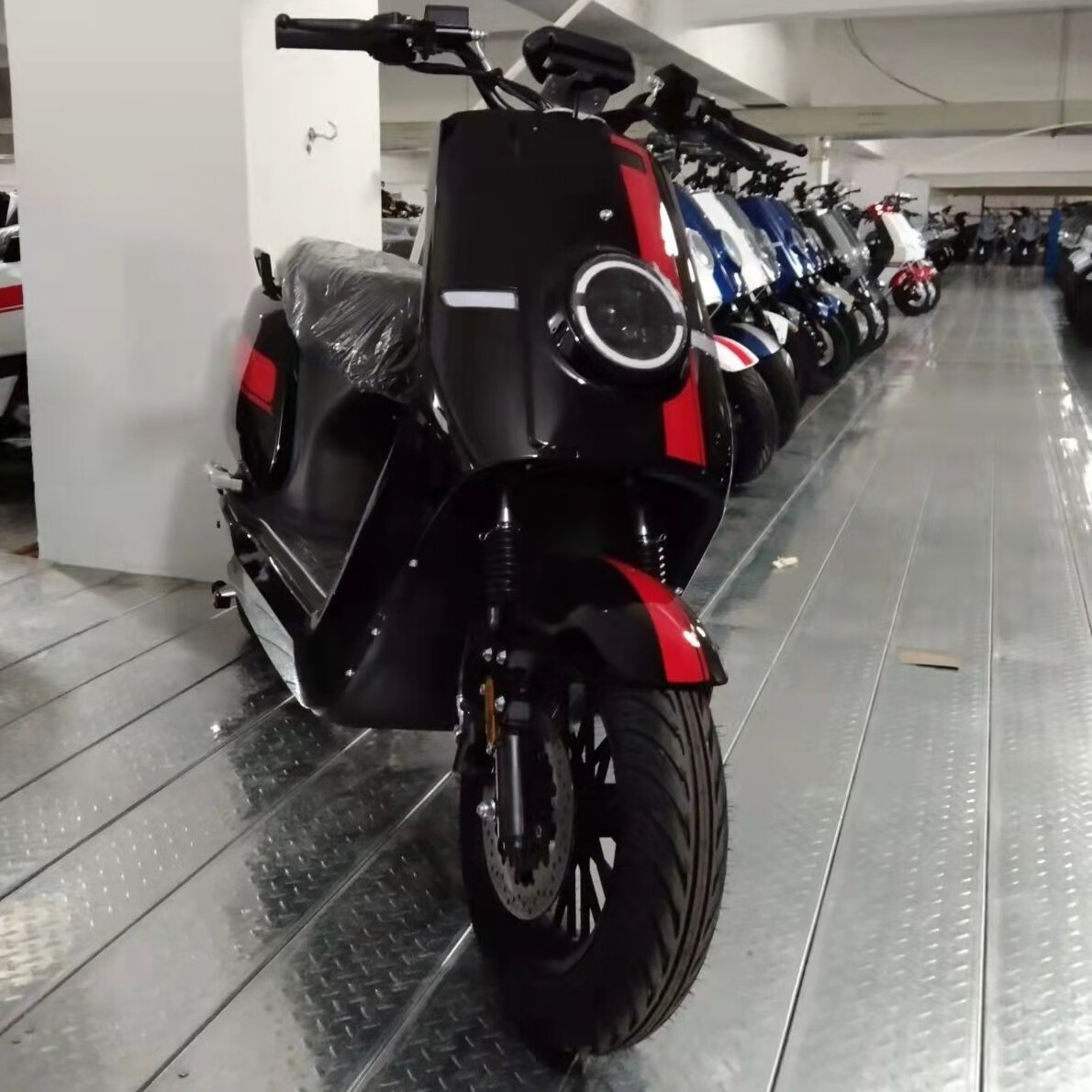 大牛n7电动摩托车高速电摩成人电动车双人男女情侣两轮女款女士 灰色