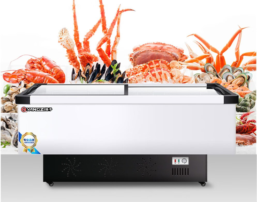 扬子冰柜商用展示柜超市雪糕深体岛柜大容量冷藏双温 2.