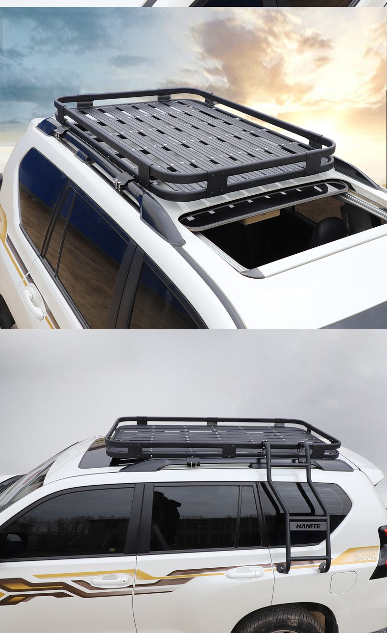 韩特田普拉多行李架霸道270040004500行李框兰德酷路泽陆巡下沉车顶