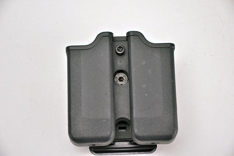 92改塑钢战术快拔g17单双排弹匣腰套通用64式77弹夹套1911双排套 9mm