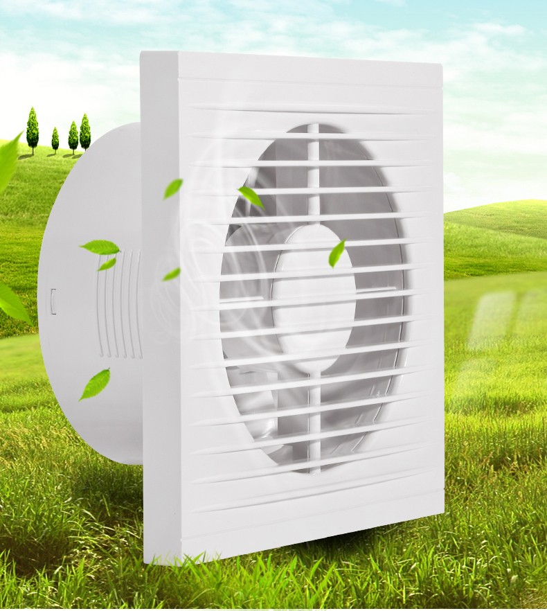 卫百特工排气扇卫生间强力静音换气扇墙壁式管道抽风机厕所浴室玻璃窗