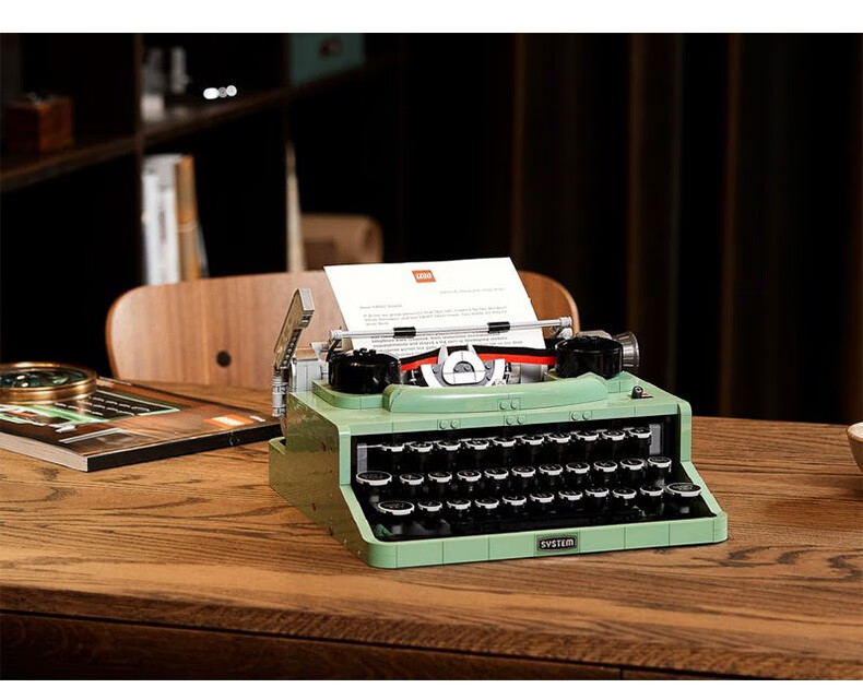 【乐高官方认证店】乐高lego积木18岁 旗舰店限定款 21327 打字机礼物