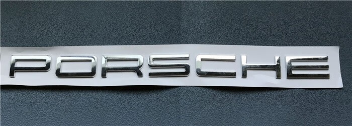 适用于保时捷车标porsche字母卡曼cayman718 s后尾门标gts英文字标尾