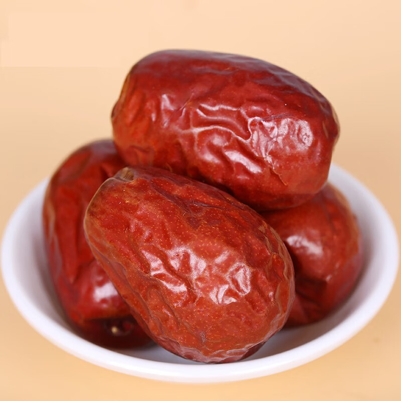 沙漠客新疆雪枣500g四星大枣子红枣仁新疆特产干果和田雪枣煮粥骏枣原