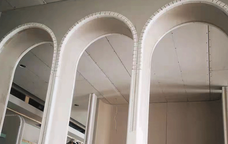 圆弧阳角条圆弧形圆角条半圆异型角线大圆弧塑料阳角护角条阳角收边条