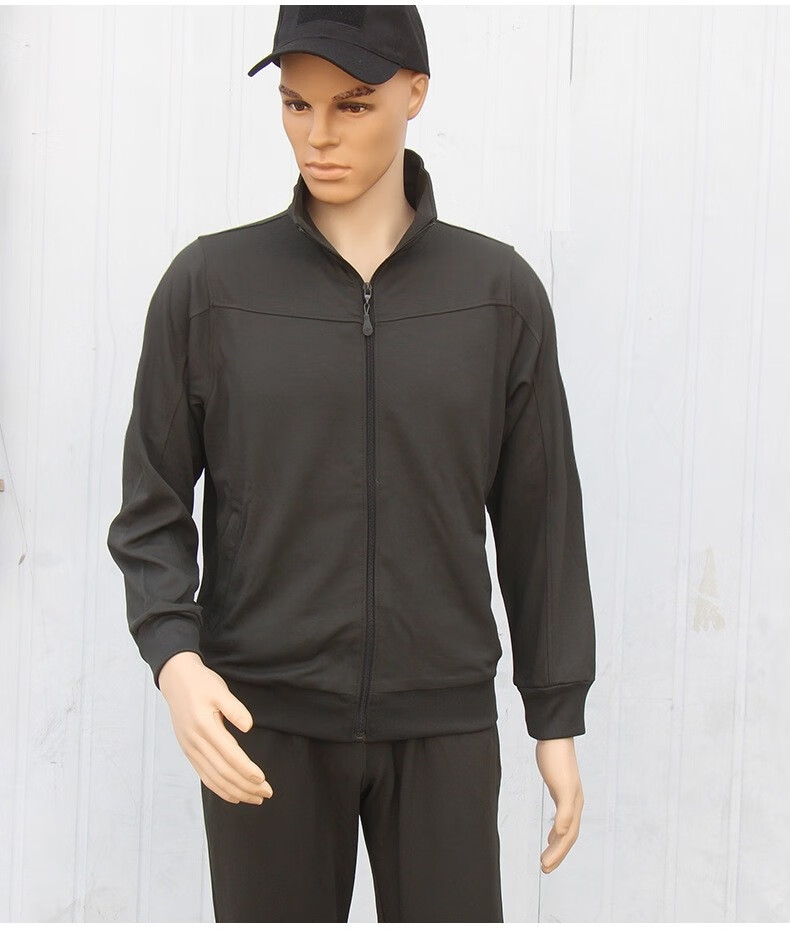 长袖体能服男作训21式圆领消防橄榄绿春秋季训练服运动套装新款体能服