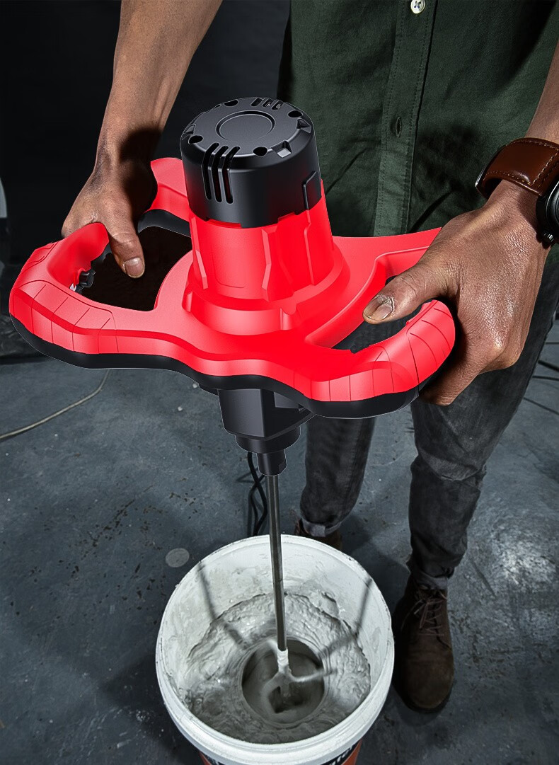 孜索zisuo大功率飞机钻腻子粉搅拌机工业水泥混凝土涂料电动搅拌器