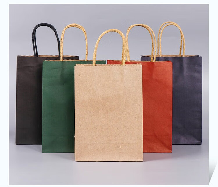 泰瑞格 服装手拎购物袋化妆礼品收纳外卖打包手提牛皮纸袋子印刷logo