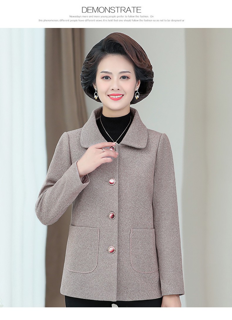 中老年女装外套春秋上衣妈妈装秋装新款4050岁衣服中年女士春秋外穿秋
