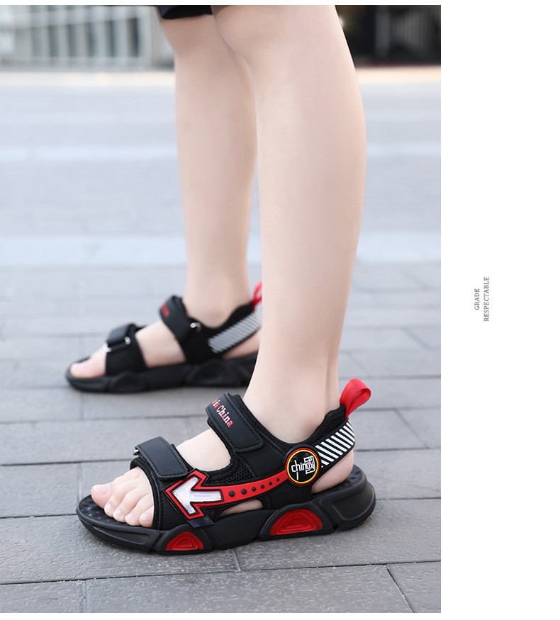 贝天熊男童凉鞋2022夏季新款男孩鞋子女童公主韩版凉鞋中大童软底透气